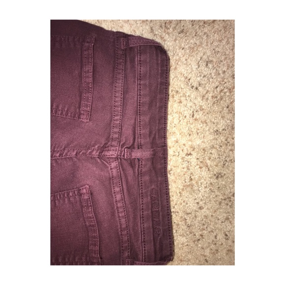 CARMAR size 24 burgundy skinny jeans - Picture 2 of 4
